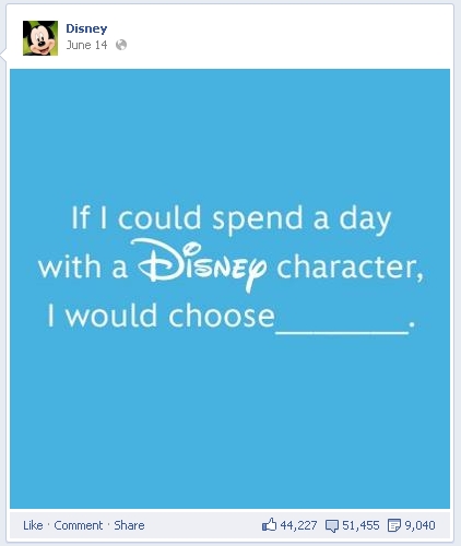 Disney facebook adverteren